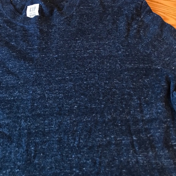 Gap Sweater heathered navy blue lightweight light winter clothes mens size XL - Picture 2 of 7